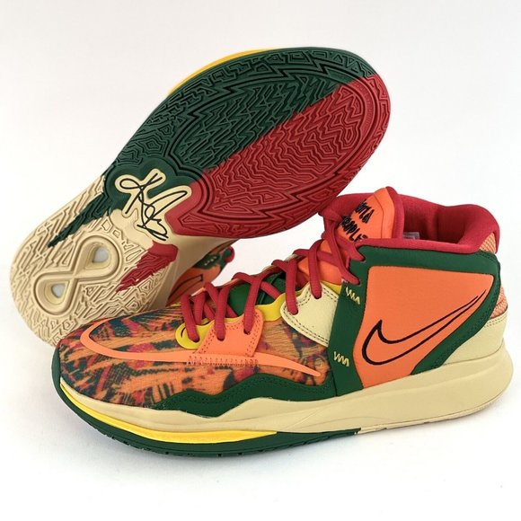 Nike Kyrie 8 Infinity 1 World 1 People Men's Basketball Shoes Orange DO9614 800 - Picture 2 of 12